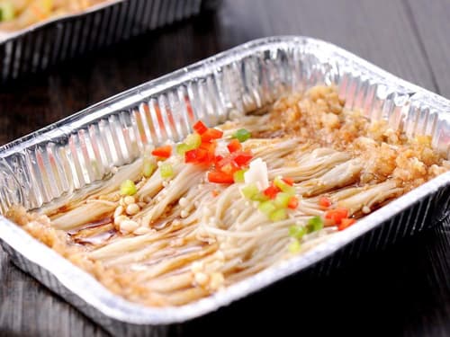 市南锡纸烤金针菇